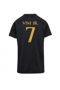 Real Madrid Vinicius Junior #7 Fotballdrakt Tredje Klær Dame 2023-24 Korte ermer